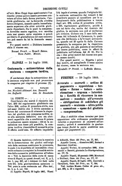 Annali della giurisprudenza italiana raccolta generale delle decisioni delle Corti di cassazione e d'appello in materia civile, criminale, commerciale, di diritto pubblico e amministrativo, e di procedura civile e penale