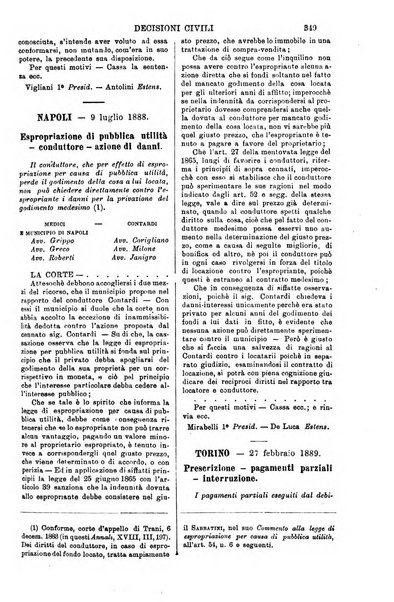 Annali della giurisprudenza italiana raccolta generale delle decisioni delle Corti di cassazione e d'appello in materia civile, criminale, commerciale, di diritto pubblico e amministrativo, e di procedura civile e penale