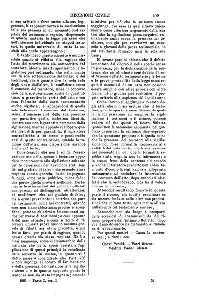 Annali della giurisprudenza italiana raccolta generale delle decisioni delle Corti di cassazione e d'appello in materia civile, criminale, commerciale, di diritto pubblico e amministrativo, e di procedura civile e penale