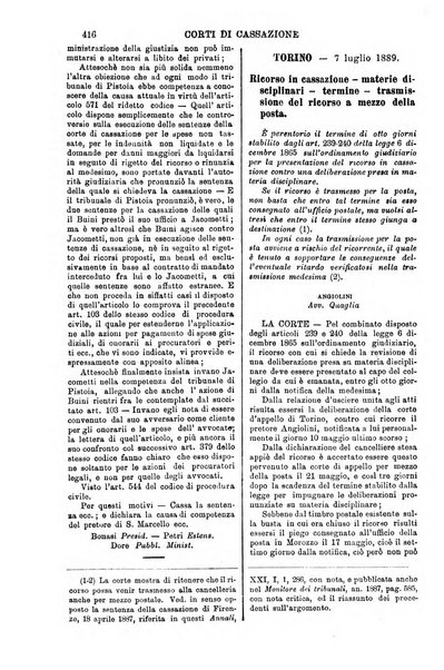 Annali della giurisprudenza italiana raccolta generale delle decisioni delle Corti di cassazione e d'appello in materia civile, criminale, commerciale, di diritto pubblico e amministrativo, e di procedura civile e penale