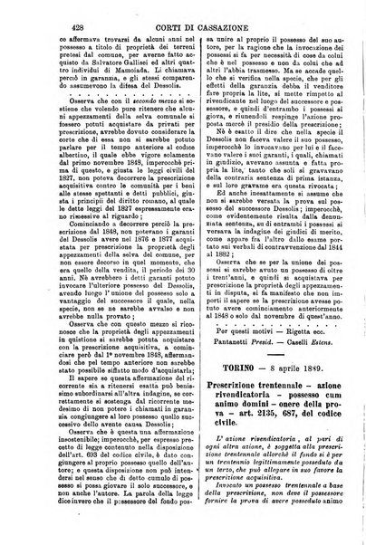 Annali della giurisprudenza italiana raccolta generale delle decisioni delle Corti di cassazione e d'appello in materia civile, criminale, commerciale, di diritto pubblico e amministrativo, e di procedura civile e penale