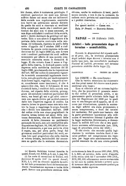 Annali della giurisprudenza italiana raccolta generale delle decisioni delle Corti di cassazione e d'appello in materia civile, criminale, commerciale, di diritto pubblico e amministrativo, e di procedura civile e penale