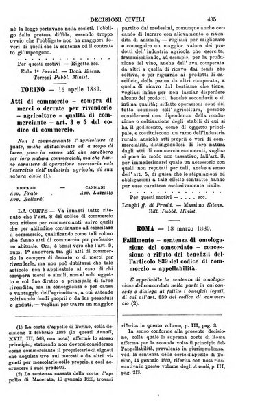 Annali della giurisprudenza italiana raccolta generale delle decisioni delle Corti di cassazione e d'appello in materia civile, criminale, commerciale, di diritto pubblico e amministrativo, e di procedura civile e penale