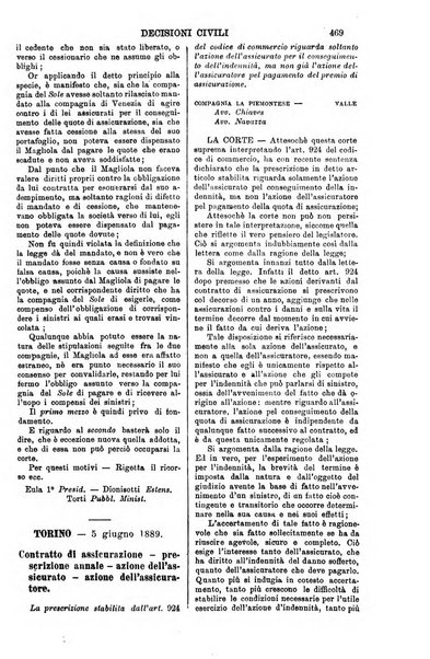 Annali della giurisprudenza italiana raccolta generale delle decisioni delle Corti di cassazione e d'appello in materia civile, criminale, commerciale, di diritto pubblico e amministrativo, e di procedura civile e penale