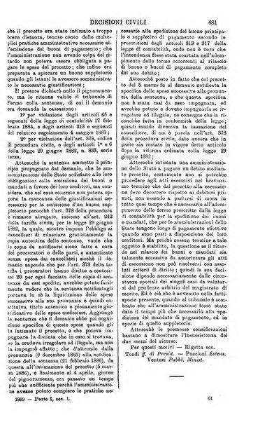 Annali della giurisprudenza italiana raccolta generale delle decisioni delle Corti di cassazione e d'appello in materia civile, criminale, commerciale, di diritto pubblico e amministrativo, e di procedura civile e penale