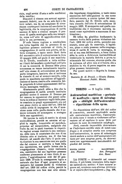 Annali della giurisprudenza italiana raccolta generale delle decisioni delle Corti di cassazione e d'appello in materia civile, criminale, commerciale, di diritto pubblico e amministrativo, e di procedura civile e penale