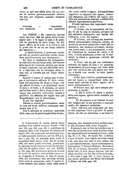 Annali della giurisprudenza italiana raccolta generale delle decisioni delle Corti di cassazione e d'appello in materia civile, criminale, commerciale, di diritto pubblico e amministrativo, e di procedura civile e penale