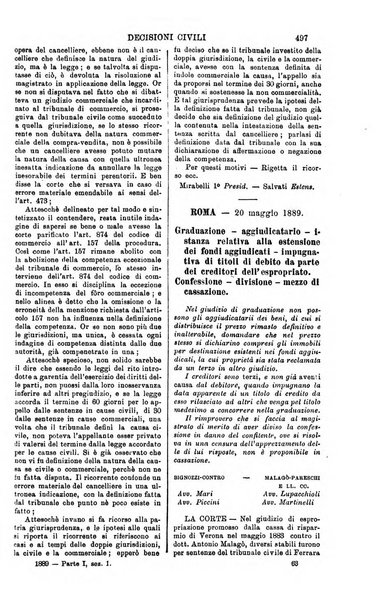 Annali della giurisprudenza italiana raccolta generale delle decisioni delle Corti di cassazione e d'appello in materia civile, criminale, commerciale, di diritto pubblico e amministrativo, e di procedura civile e penale