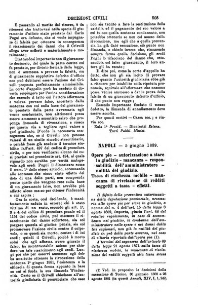 Annali della giurisprudenza italiana raccolta generale delle decisioni delle Corti di cassazione e d'appello in materia civile, criminale, commerciale, di diritto pubblico e amministrativo, e di procedura civile e penale