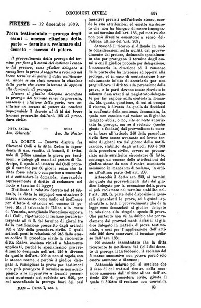 Annali della giurisprudenza italiana raccolta generale delle decisioni delle Corti di cassazione e d'appello in materia civile, criminale, commerciale, di diritto pubblico e amministrativo, e di procedura civile e penale