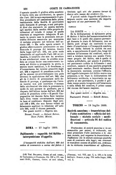 Annali della giurisprudenza italiana raccolta generale delle decisioni delle Corti di cassazione e d'appello in materia civile, criminale, commerciale, di diritto pubblico e amministrativo, e di procedura civile e penale