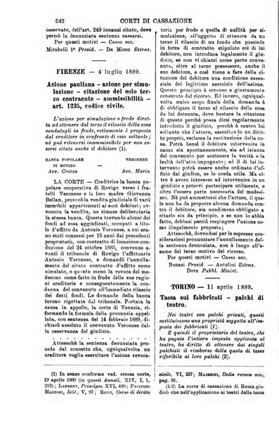 Annali della giurisprudenza italiana raccolta generale delle decisioni delle Corti di cassazione e d'appello in materia civile, criminale, commerciale, di diritto pubblico e amministrativo, e di procedura civile e penale