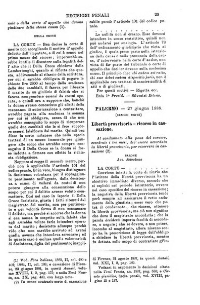 Annali della giurisprudenza italiana raccolta generale delle decisioni delle Corti di cassazione e d'appello in materia civile, criminale, commerciale, di diritto pubblico e amministrativo, e di procedura civile e penale