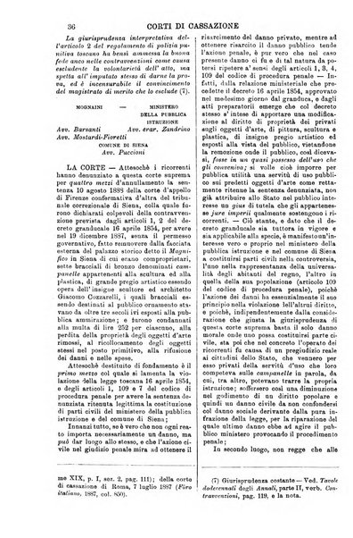 Annali della giurisprudenza italiana raccolta generale delle decisioni delle Corti di cassazione e d'appello in materia civile, criminale, commerciale, di diritto pubblico e amministrativo, e di procedura civile e penale