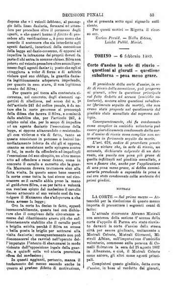 Annali della giurisprudenza italiana raccolta generale delle decisioni delle Corti di cassazione e d'appello in materia civile, criminale, commerciale, di diritto pubblico e amministrativo, e di procedura civile e penale