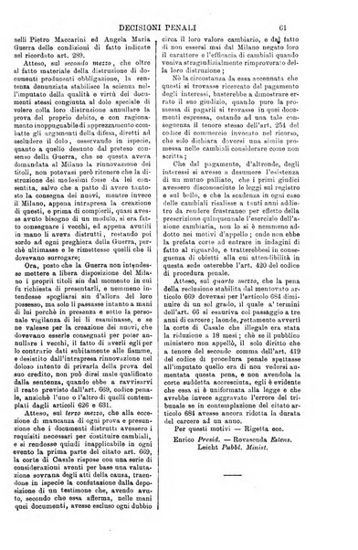 Annali della giurisprudenza italiana raccolta generale delle decisioni delle Corti di cassazione e d'appello in materia civile, criminale, commerciale, di diritto pubblico e amministrativo, e di procedura civile e penale