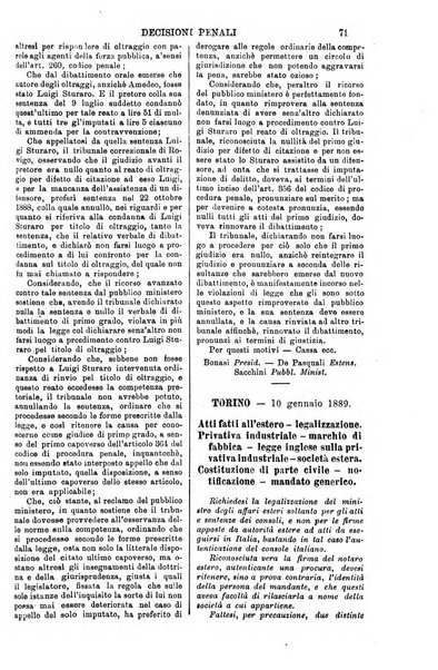 Annali della giurisprudenza italiana raccolta generale delle decisioni delle Corti di cassazione e d'appello in materia civile, criminale, commerciale, di diritto pubblico e amministrativo, e di procedura civile e penale