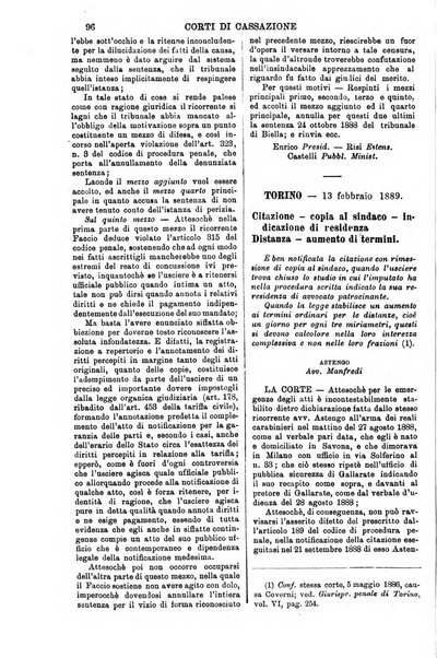 Annali della giurisprudenza italiana raccolta generale delle decisioni delle Corti di cassazione e d'appello in materia civile, criminale, commerciale, di diritto pubblico e amministrativo, e di procedura civile e penale