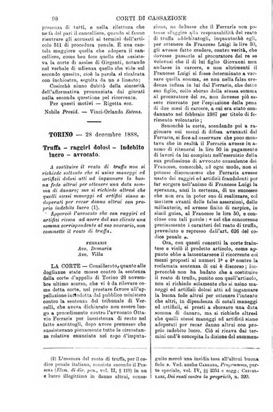 Annali della giurisprudenza italiana raccolta generale delle decisioni delle Corti di cassazione e d'appello in materia civile, criminale, commerciale, di diritto pubblico e amministrativo, e di procedura civile e penale