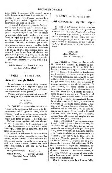 Annali della giurisprudenza italiana raccolta generale delle decisioni delle Corti di cassazione e d'appello in materia civile, criminale, commerciale, di diritto pubblico e amministrativo, e di procedura civile e penale