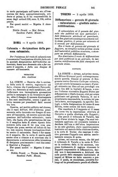 Annali della giurisprudenza italiana raccolta generale delle decisioni delle Corti di cassazione e d'appello in materia civile, criminale, commerciale, di diritto pubblico e amministrativo, e di procedura civile e penale