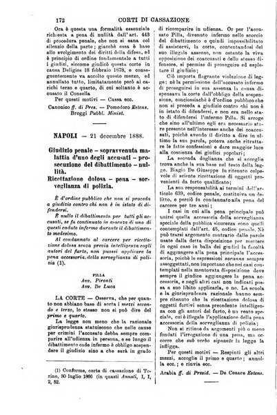 Annali della giurisprudenza italiana raccolta generale delle decisioni delle Corti di cassazione e d'appello in materia civile, criminale, commerciale, di diritto pubblico e amministrativo, e di procedura civile e penale