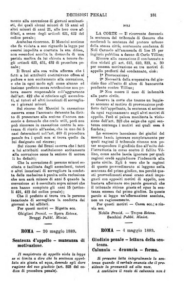 Annali della giurisprudenza italiana raccolta generale delle decisioni delle Corti di cassazione e d'appello in materia civile, criminale, commerciale, di diritto pubblico e amministrativo, e di procedura civile e penale