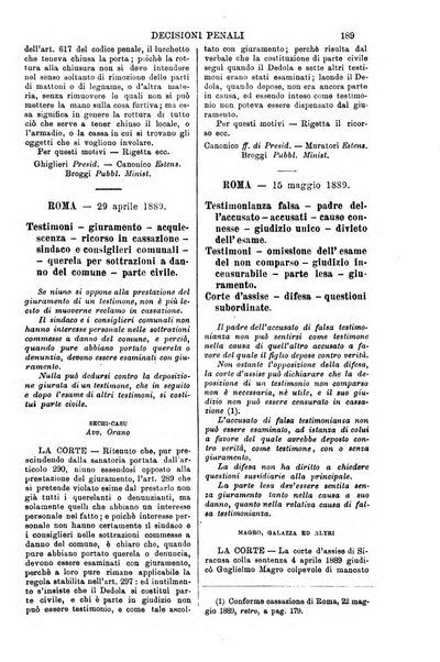 Annali della giurisprudenza italiana raccolta generale delle decisioni delle Corti di cassazione e d'appello in materia civile, criminale, commerciale, di diritto pubblico e amministrativo, e di procedura civile e penale