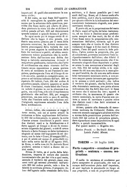 Annali della giurisprudenza italiana raccolta generale delle decisioni delle Corti di cassazione e d'appello in materia civile, criminale, commerciale, di diritto pubblico e amministrativo, e di procedura civile e penale