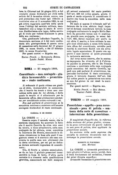 Annali della giurisprudenza italiana raccolta generale delle decisioni delle Corti di cassazione e d'appello in materia civile, criminale, commerciale, di diritto pubblico e amministrativo, e di procedura civile e penale