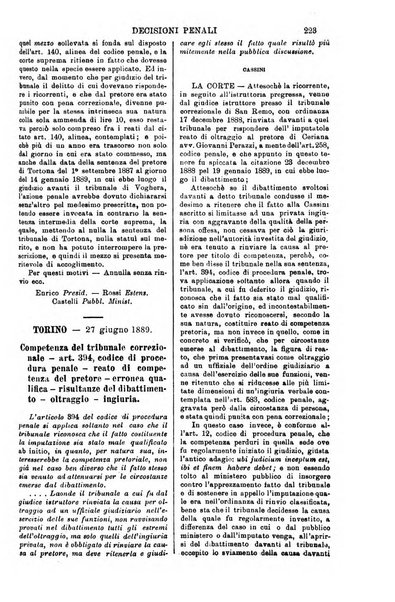 Annali della giurisprudenza italiana raccolta generale delle decisioni delle Corti di cassazione e d'appello in materia civile, criminale, commerciale, di diritto pubblico e amministrativo, e di procedura civile e penale