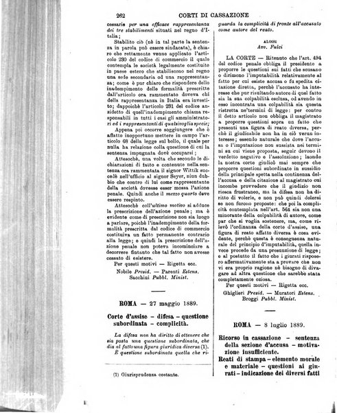 Annali della giurisprudenza italiana raccolta generale delle decisioni delle Corti di cassazione e d'appello in materia civile, criminale, commerciale, di diritto pubblico e amministrativo, e di procedura civile e penale