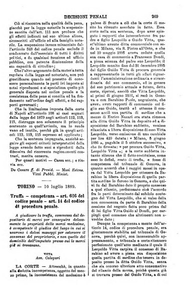 Annali della giurisprudenza italiana raccolta generale delle decisioni delle Corti di cassazione e d'appello in materia civile, criminale, commerciale, di diritto pubblico e amministrativo, e di procedura civile e penale