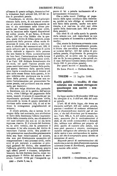 Annali della giurisprudenza italiana raccolta generale delle decisioni delle Corti di cassazione e d'appello in materia civile, criminale, commerciale, di diritto pubblico e amministrativo, e di procedura civile e penale