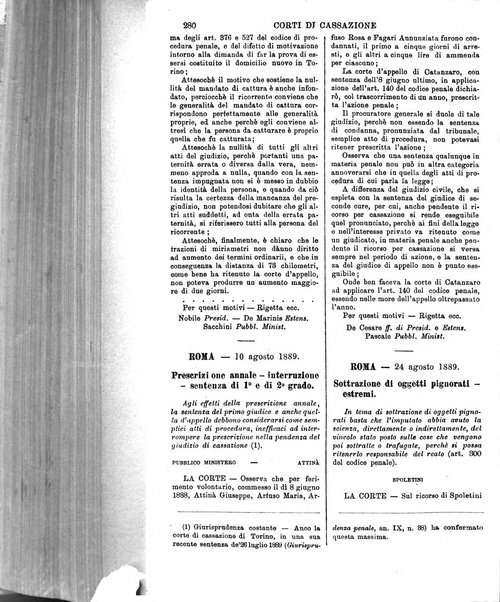 Annali della giurisprudenza italiana raccolta generale delle decisioni delle Corti di cassazione e d'appello in materia civile, criminale, commerciale, di diritto pubblico e amministrativo, e di procedura civile e penale