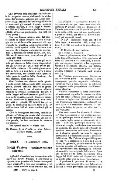 Annali della giurisprudenza italiana raccolta generale delle decisioni delle Corti di cassazione e d'appello in materia civile, criminale, commerciale, di diritto pubblico e amministrativo, e di procedura civile e penale