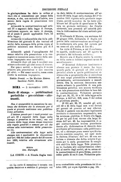 Annali della giurisprudenza italiana raccolta generale delle decisioni delle Corti di cassazione e d'appello in materia civile, criminale, commerciale, di diritto pubblico e amministrativo, e di procedura civile e penale