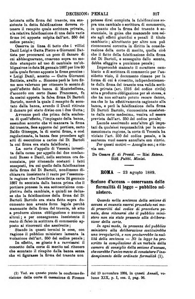 Annali della giurisprudenza italiana raccolta generale delle decisioni delle Corti di cassazione e d'appello in materia civile, criminale, commerciale, di diritto pubblico e amministrativo, e di procedura civile e penale