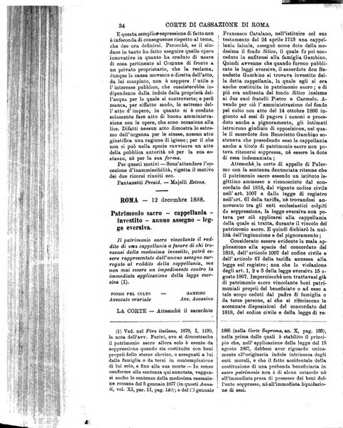 Annali della giurisprudenza italiana raccolta generale delle decisioni delle Corti di cassazione e d'appello in materia civile, criminale, commerciale, di diritto pubblico e amministrativo, e di procedura civile e penale