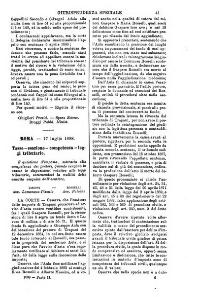 Annali della giurisprudenza italiana raccolta generale delle decisioni delle Corti di cassazione e d'appello in materia civile, criminale, commerciale, di diritto pubblico e amministrativo, e di procedura civile e penale