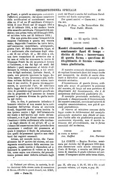 Annali della giurisprudenza italiana raccolta generale delle decisioni delle Corti di cassazione e d'appello in materia civile, criminale, commerciale, di diritto pubblico e amministrativo, e di procedura civile e penale