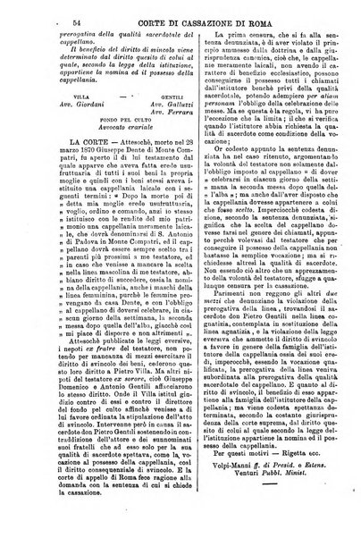 Annali della giurisprudenza italiana raccolta generale delle decisioni delle Corti di cassazione e d'appello in materia civile, criminale, commerciale, di diritto pubblico e amministrativo, e di procedura civile e penale