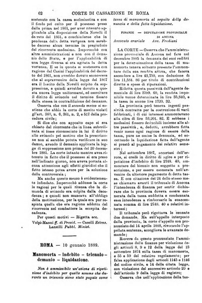 Annali della giurisprudenza italiana raccolta generale delle decisioni delle Corti di cassazione e d'appello in materia civile, criminale, commerciale, di diritto pubblico e amministrativo, e di procedura civile e penale