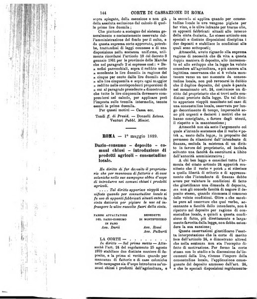 Annali della giurisprudenza italiana raccolta generale delle decisioni delle Corti di cassazione e d'appello in materia civile, criminale, commerciale, di diritto pubblico e amministrativo, e di procedura civile e penale