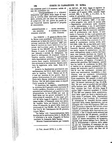 Annali della giurisprudenza italiana raccolta generale delle decisioni delle Corti di cassazione e d'appello in materia civile, criminale, commerciale, di diritto pubblico e amministrativo, e di procedura civile e penale