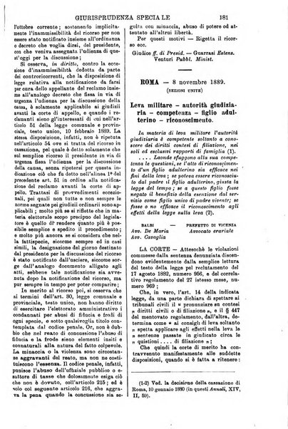 Annali della giurisprudenza italiana raccolta generale delle decisioni delle Corti di cassazione e d'appello in materia civile, criminale, commerciale, di diritto pubblico e amministrativo, e di procedura civile e penale