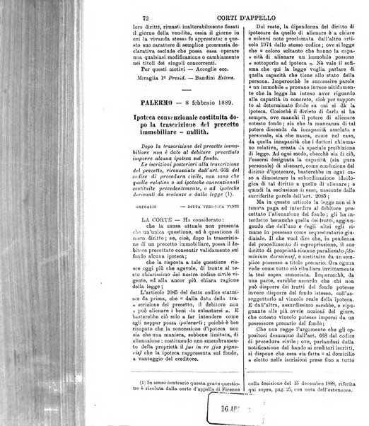 Annali della giurisprudenza italiana raccolta generale delle decisioni delle Corti di cassazione e d'appello in materia civile, criminale, commerciale, di diritto pubblico e amministrativo, e di procedura civile e penale