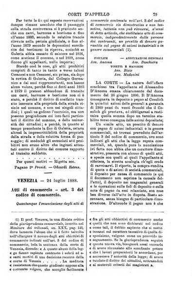 Annali della giurisprudenza italiana raccolta generale delle decisioni delle Corti di cassazione e d'appello in materia civile, criminale, commerciale, di diritto pubblico e amministrativo, e di procedura civile e penale