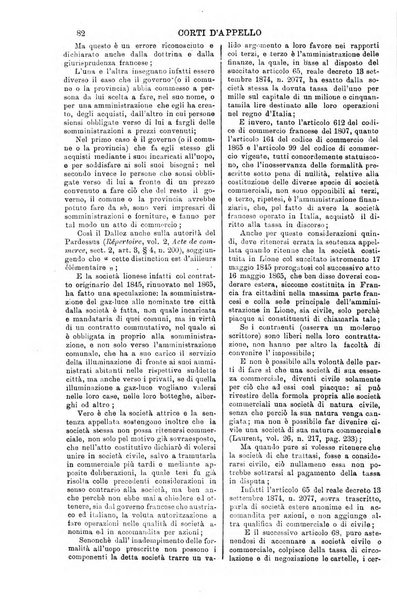 Annali della giurisprudenza italiana raccolta generale delle decisioni delle Corti di cassazione e d'appello in materia civile, criminale, commerciale, di diritto pubblico e amministrativo, e di procedura civile e penale