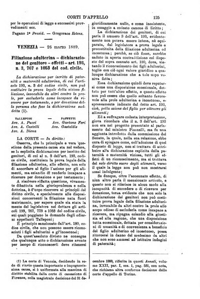 Annali della giurisprudenza italiana raccolta generale delle decisioni delle Corti di cassazione e d'appello in materia civile, criminale, commerciale, di diritto pubblico e amministrativo, e di procedura civile e penale